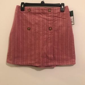 Pink corduroy skirt size S